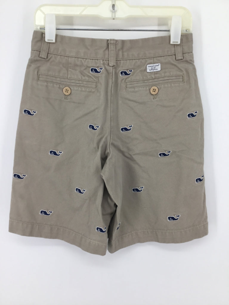 vineyard vines Child Size 8 Tan Embroidered Shorts - boys