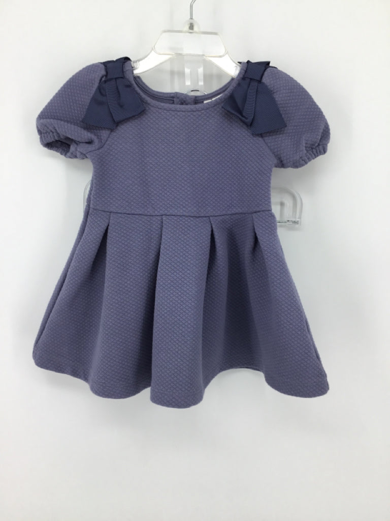 Janie and Jack Child Size 6-12 Months Blue Dress - girls