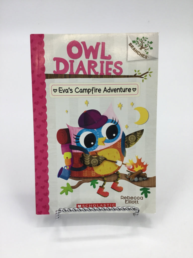 Owl Diaries: Eva's Campfire Adventure Paperback Book