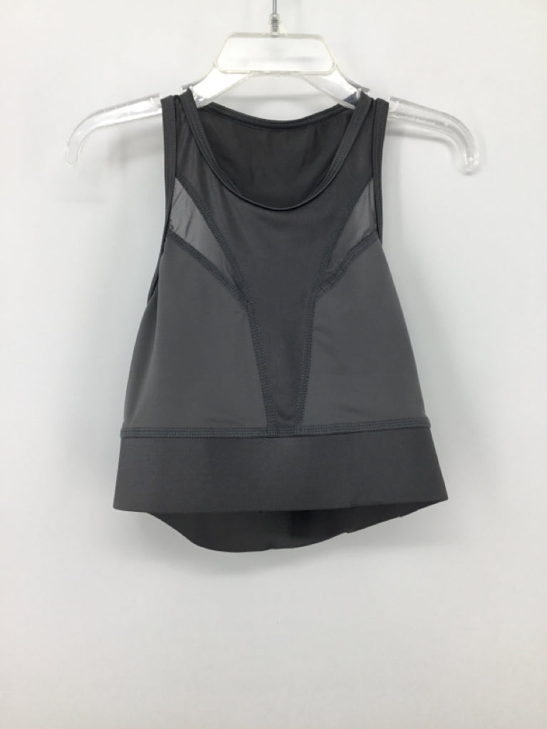 Flex Tek Child Size 8 Gray Sports Bra - girls