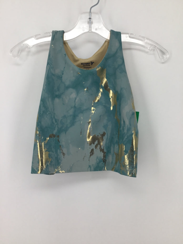 Old Navy Active Child Size 8 Blue Sports Bra - girls