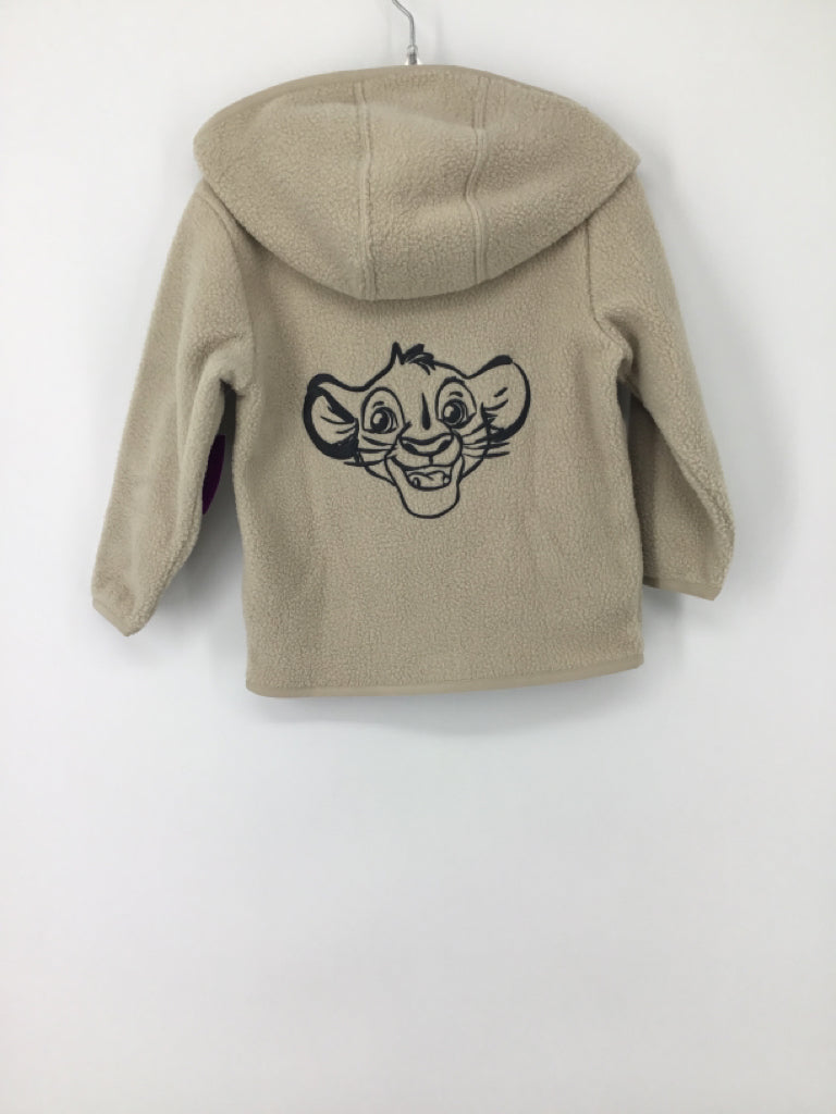 Adidas + Disney Child Size 2 Tan Solid Hoodie - boys