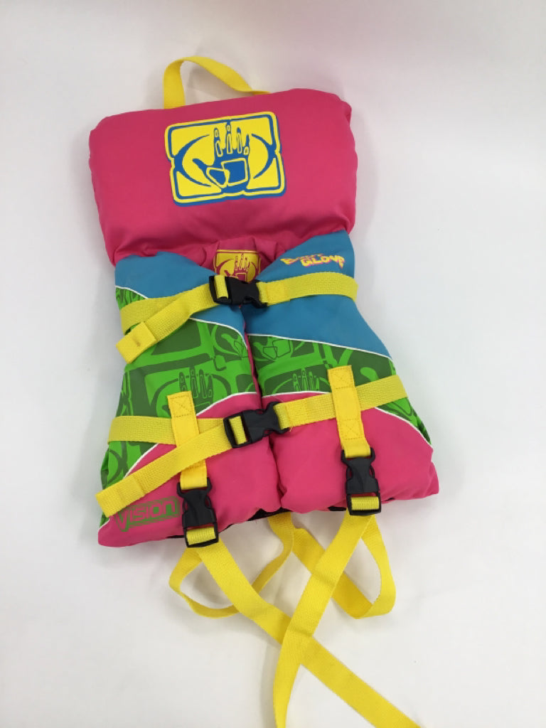 Body Glove Child Size Infant Pink Life Jacket