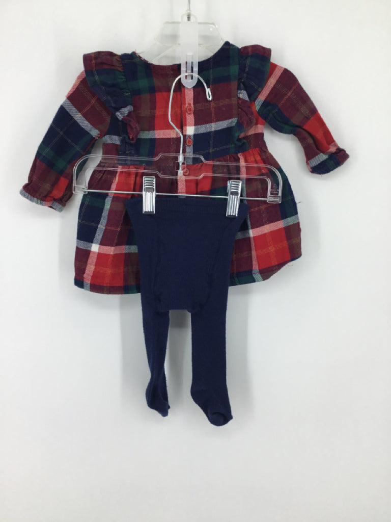 Child of Mine Child Size 0-3 Months Navy Dress - girls