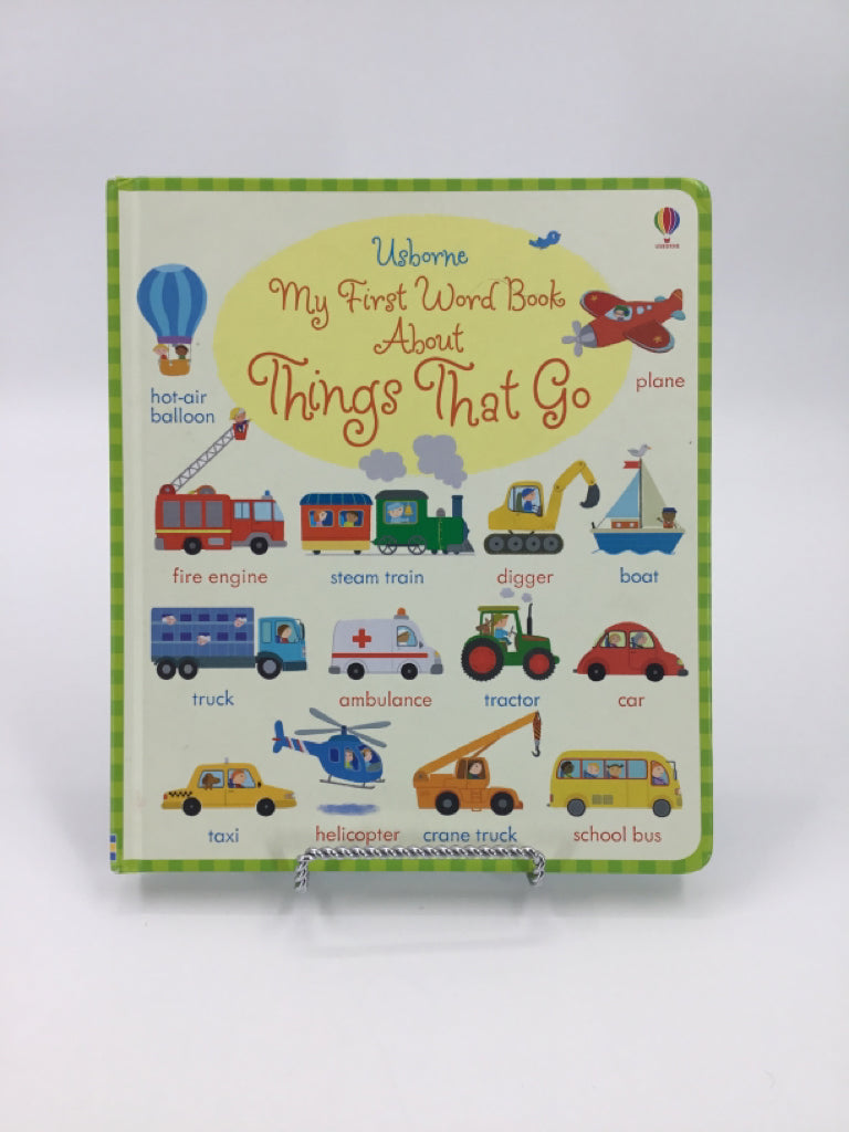 My First Word Book About Things That Go boardbook Book