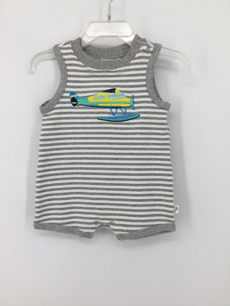 Adventure Wear Child Size 3 Months Gray Stripe Outfit - boys