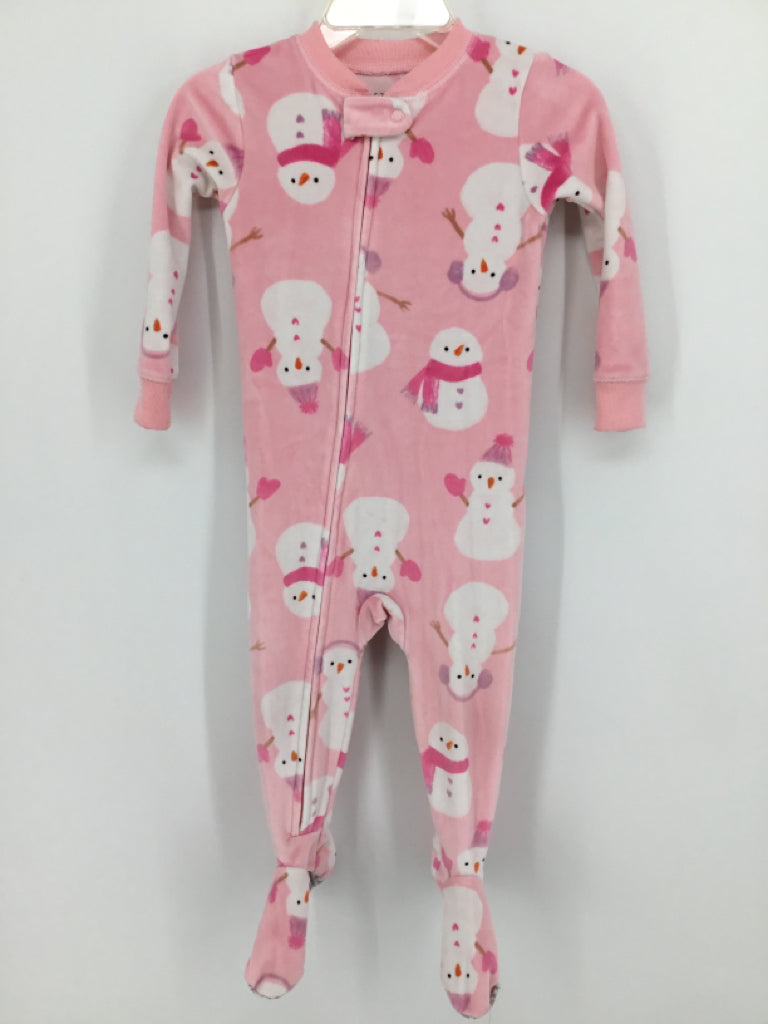 Just One You Made by Carters Child Size 12 Months Pink Sleepers
