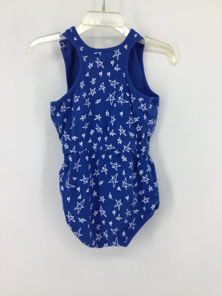 June & January Child Size 2 Blue Stars & Stripes Outfit