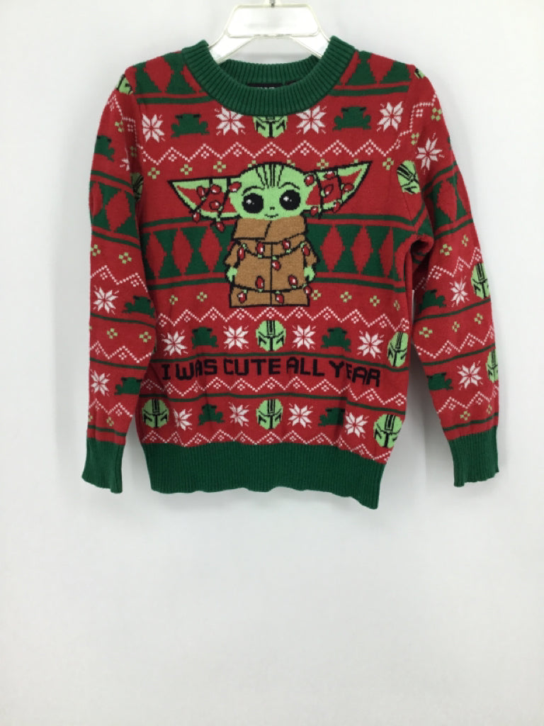 Star Wars Child Size 4 Red Christmas Sweater