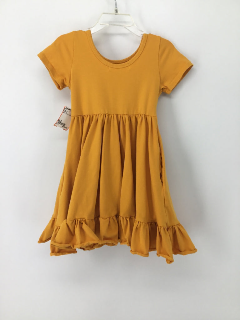 Girlhood Child Size 5 Yellow Dress - girls