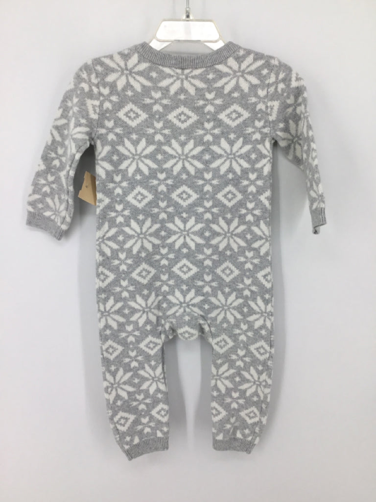 Nordstrom Child Size 9 Months Gray Print Outfit - boys