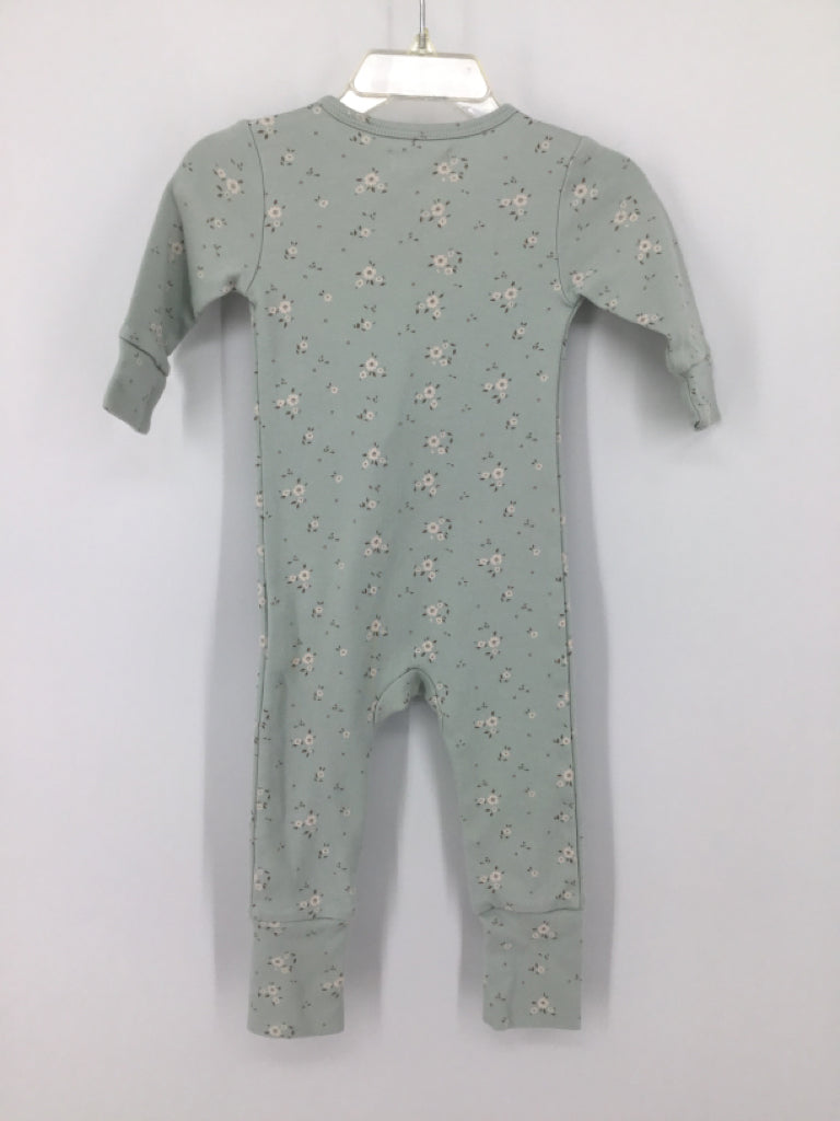 Jamie Kay Child Size 3-6 Months Green Pajamas - girls