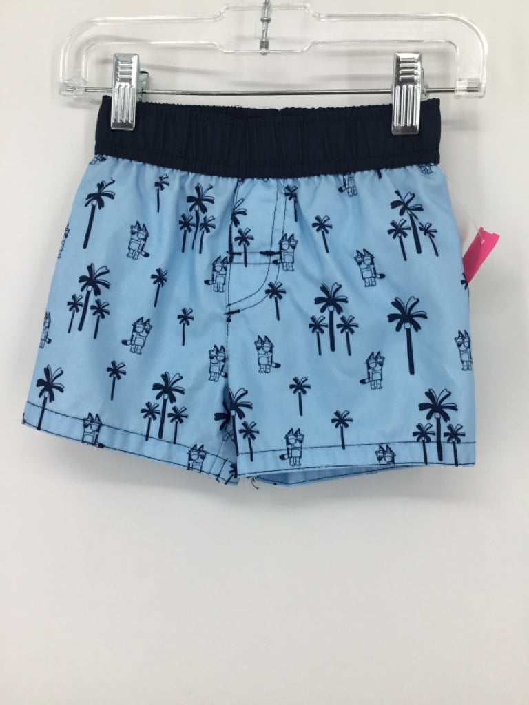 Bluey Child Size 18 Months Blue Character Swimwear - boys