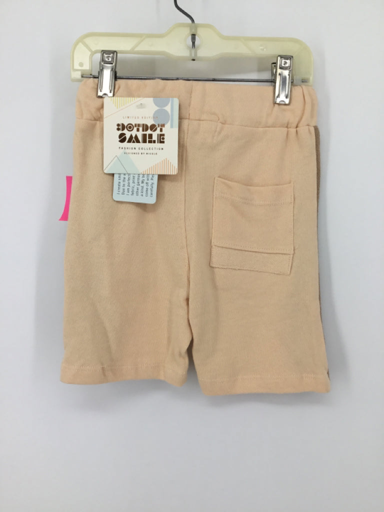Dot Dot Smile Child Size 3 Tan Solid Shorts - boys