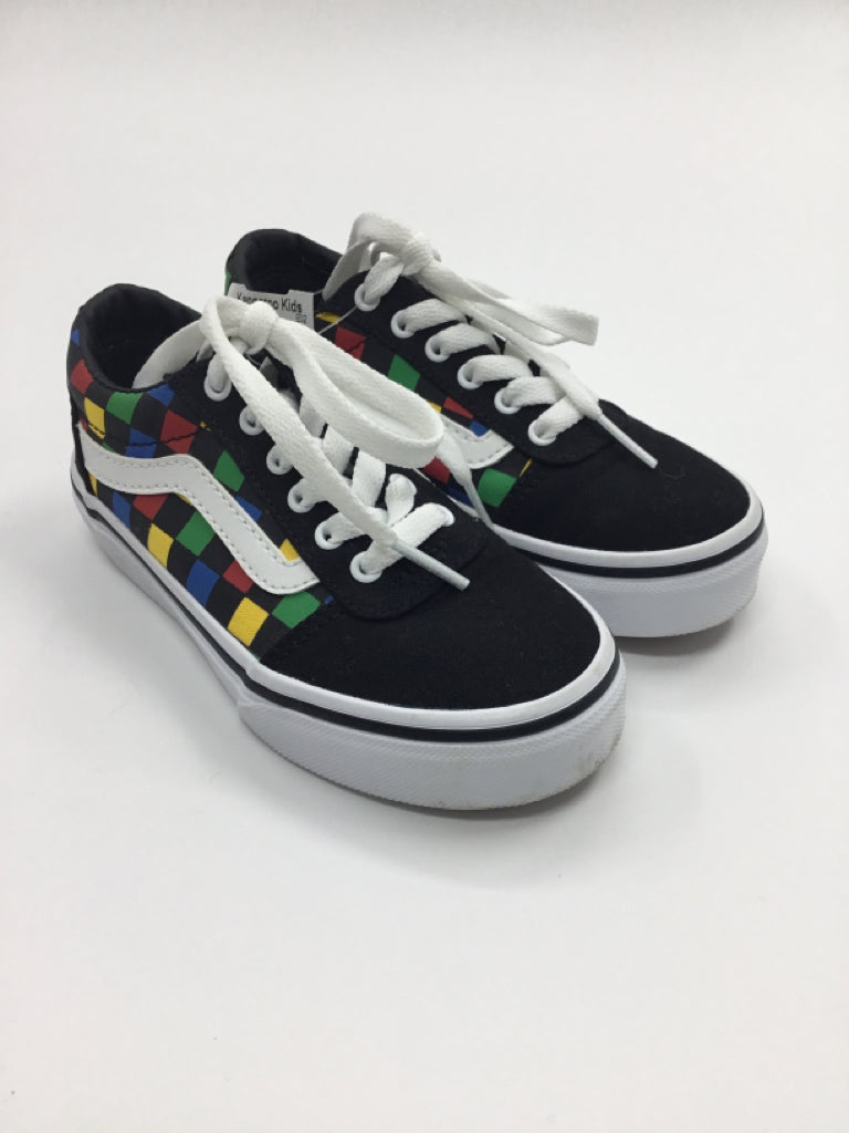 Vans Child Size 11 Black Sneakers