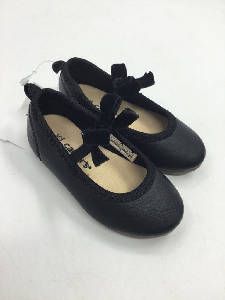 Carter's Child Size 5 Toddler Black Dress Shoes