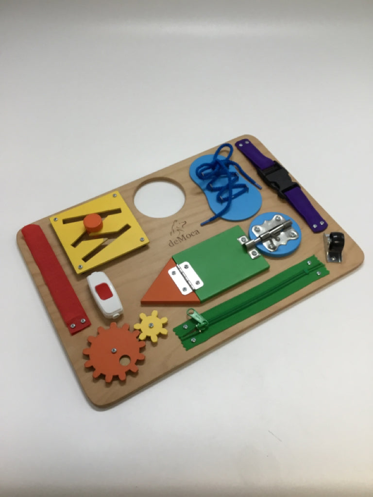 deMoca Montessori Busy Board