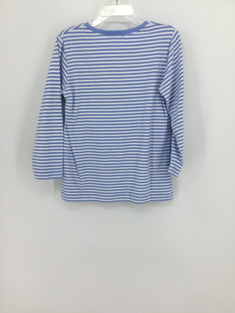 Little English Child Size 6 Blue Stripe T-shirt - boys