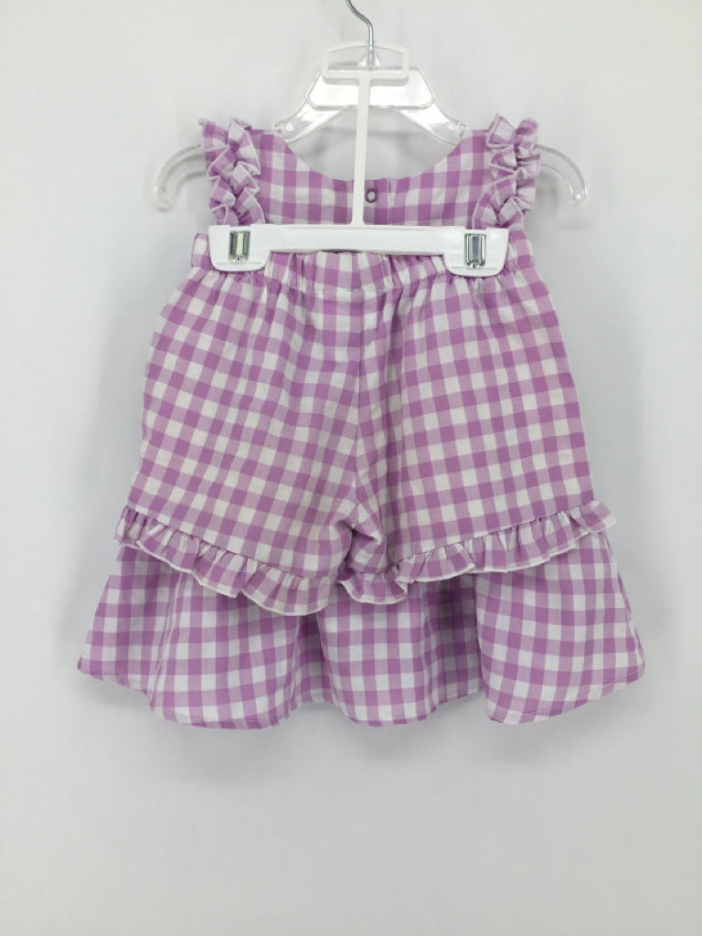Stitchy Fish Child Size 3 Purple Outfit - girls