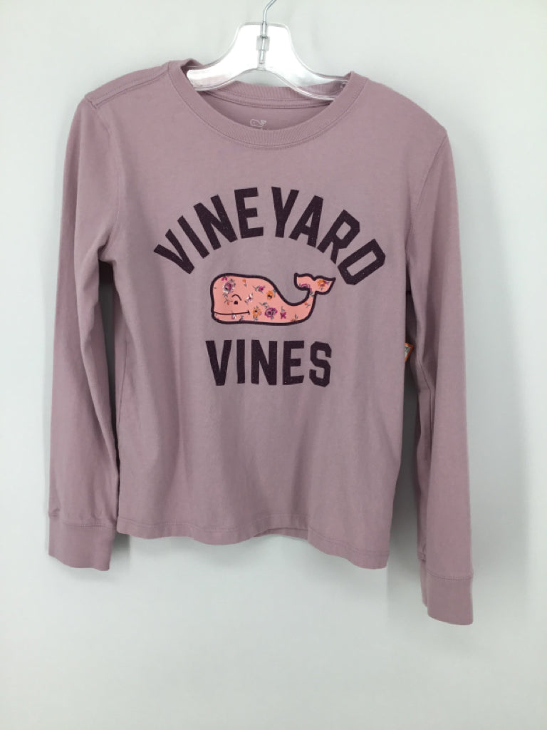 vineyard vines Child Size 8 Purple T-shirt - girls