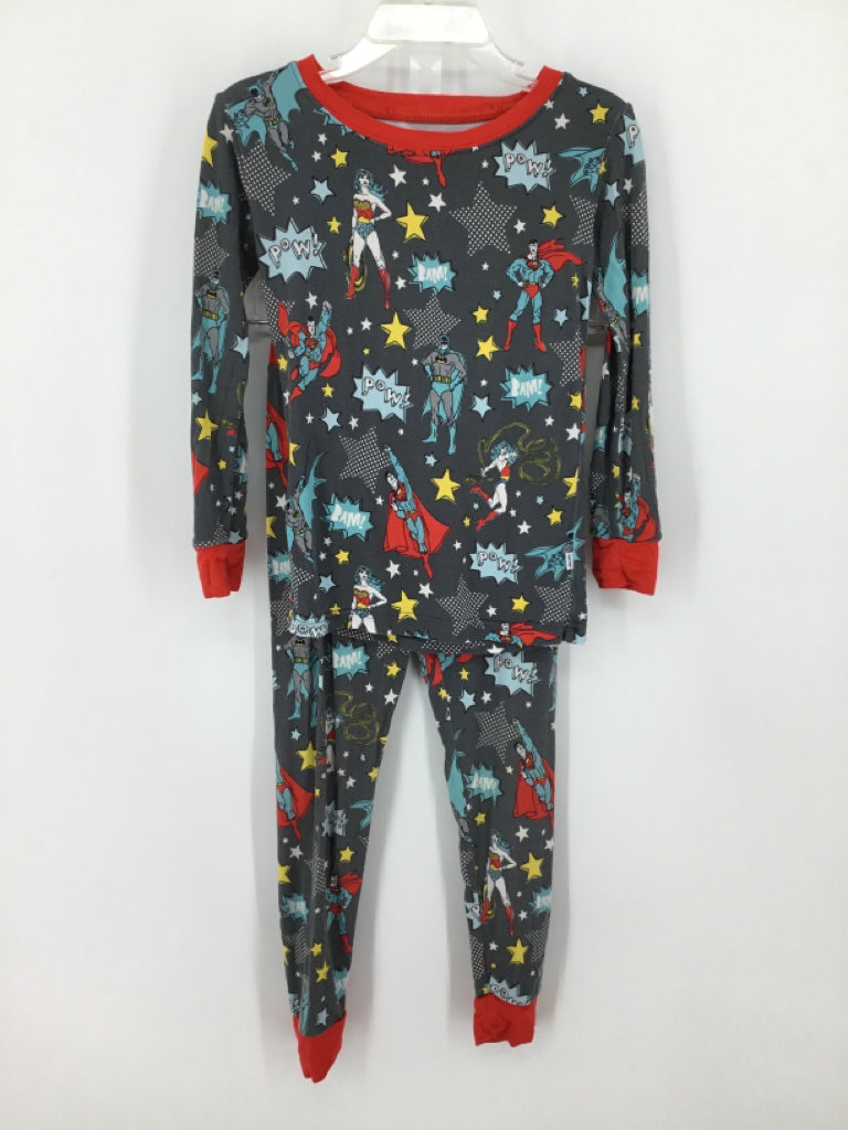 Little Sleepies Child Size 3 Gray Character Pajamas - boys