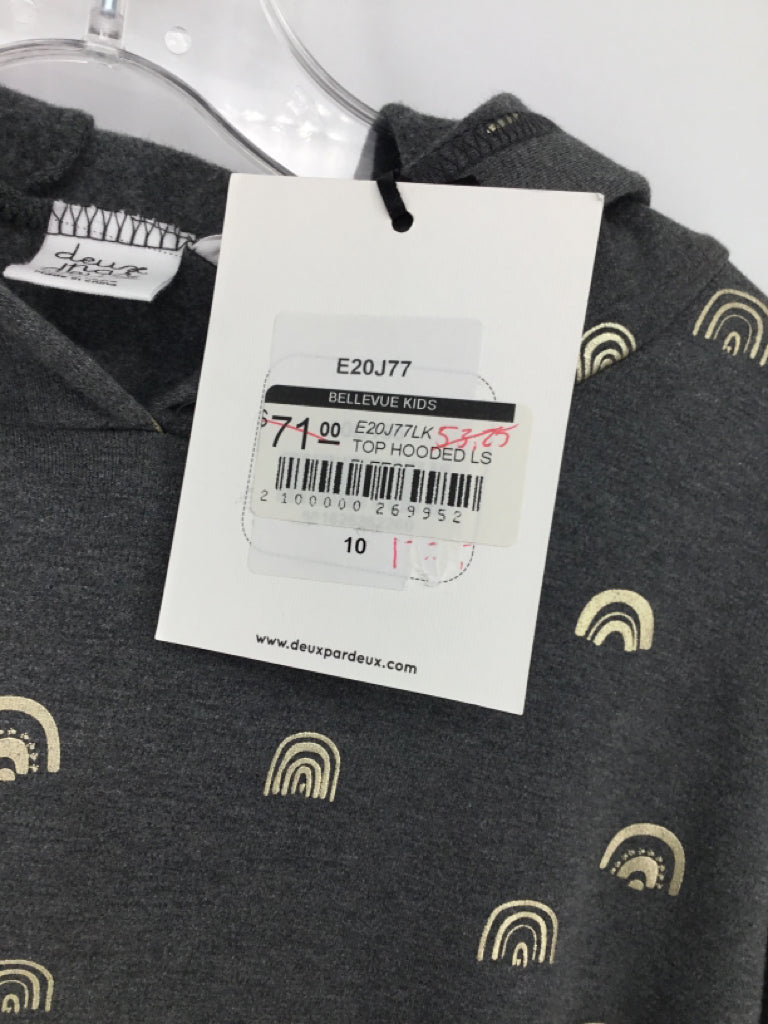 Deux Nar Duex Child Size 10 Gray Sweatshirt - girls