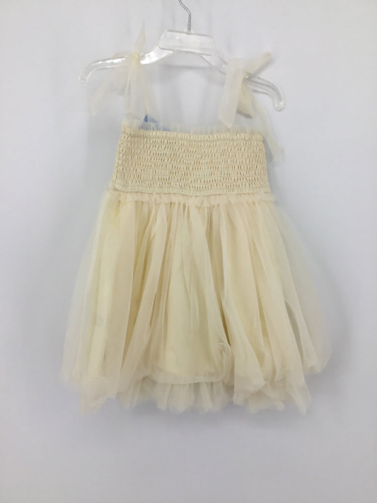 Indie Blue Child Size 2 Cream Dress - girls