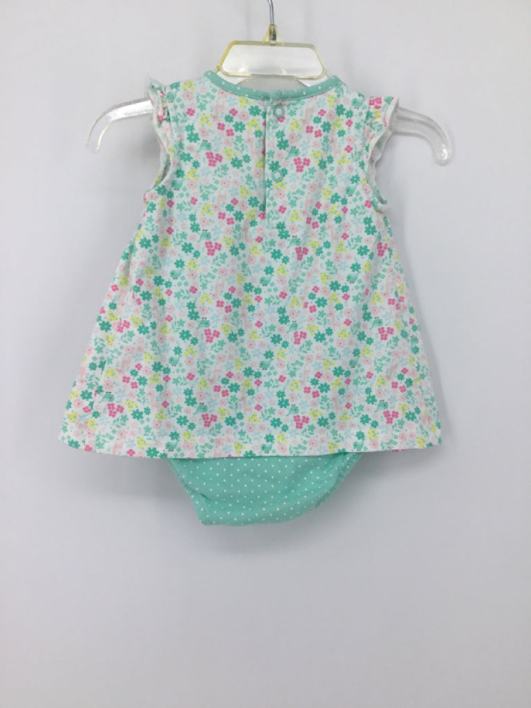 Child of Mine Child Size 6-9 Months Green Outfit - girls