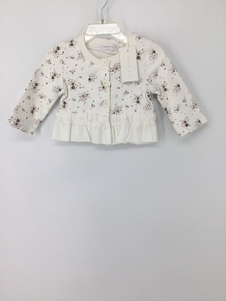 Jamie Kay Child Size 3-6 Months White Shirt - girls