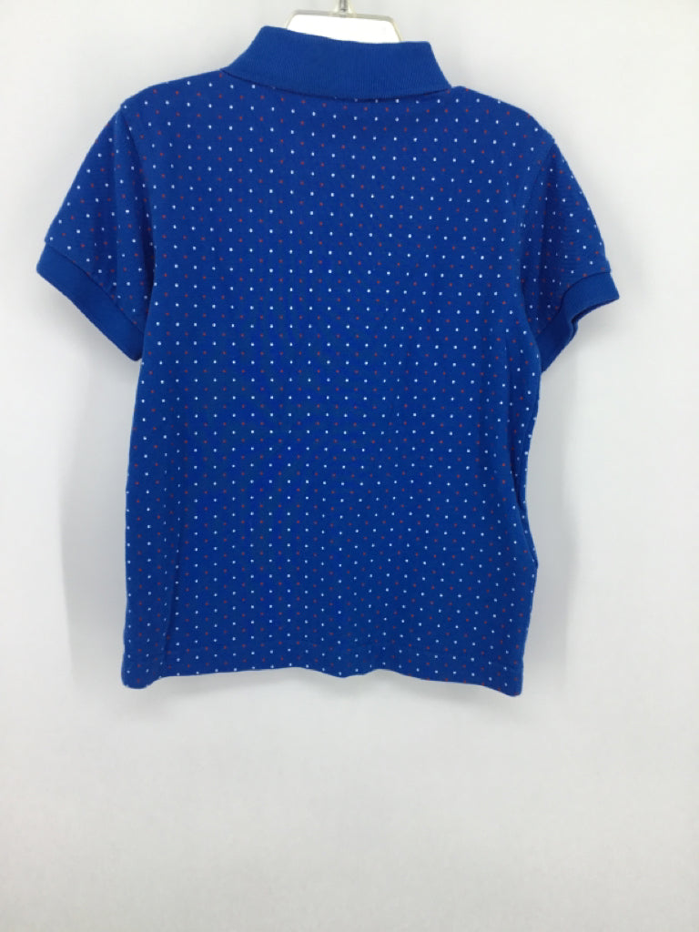 Fred Perry Child Size 4 Blue Polka Dot Shirt - boys
