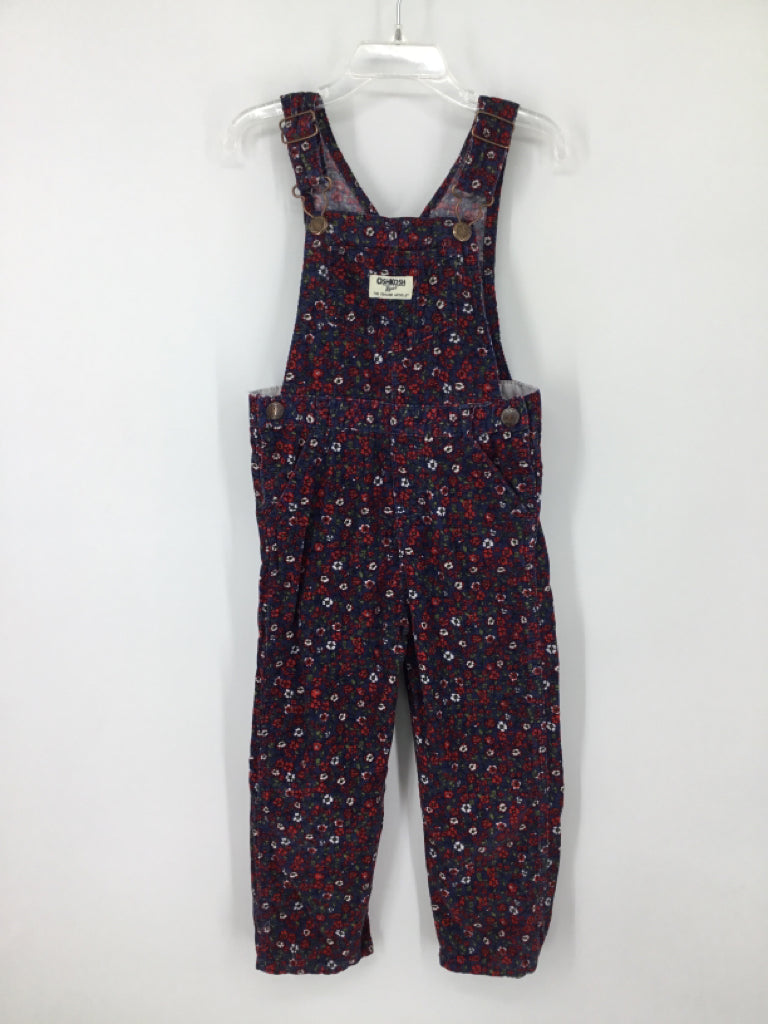 OshKosh B'gosh Child Size 4 Blue Overalls - girls