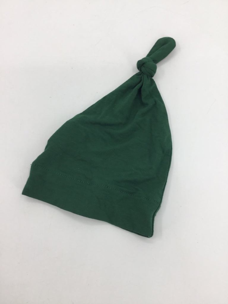 Kyte Child Size 0-3 Months Green Solid Hats - boys