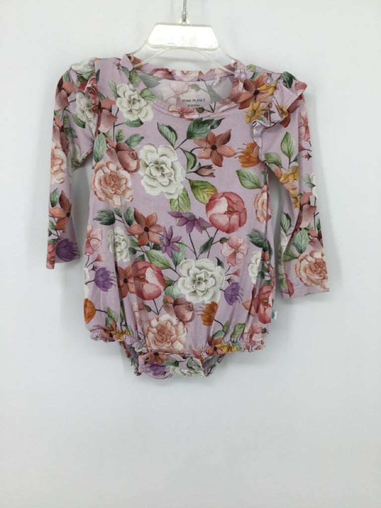 Posh Peanut Child Size 6-12 Months Purple Outfit - girls