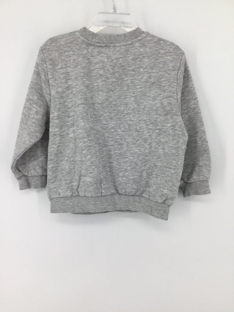 H & M Child Size 3 Gray Sweatshirt - girls