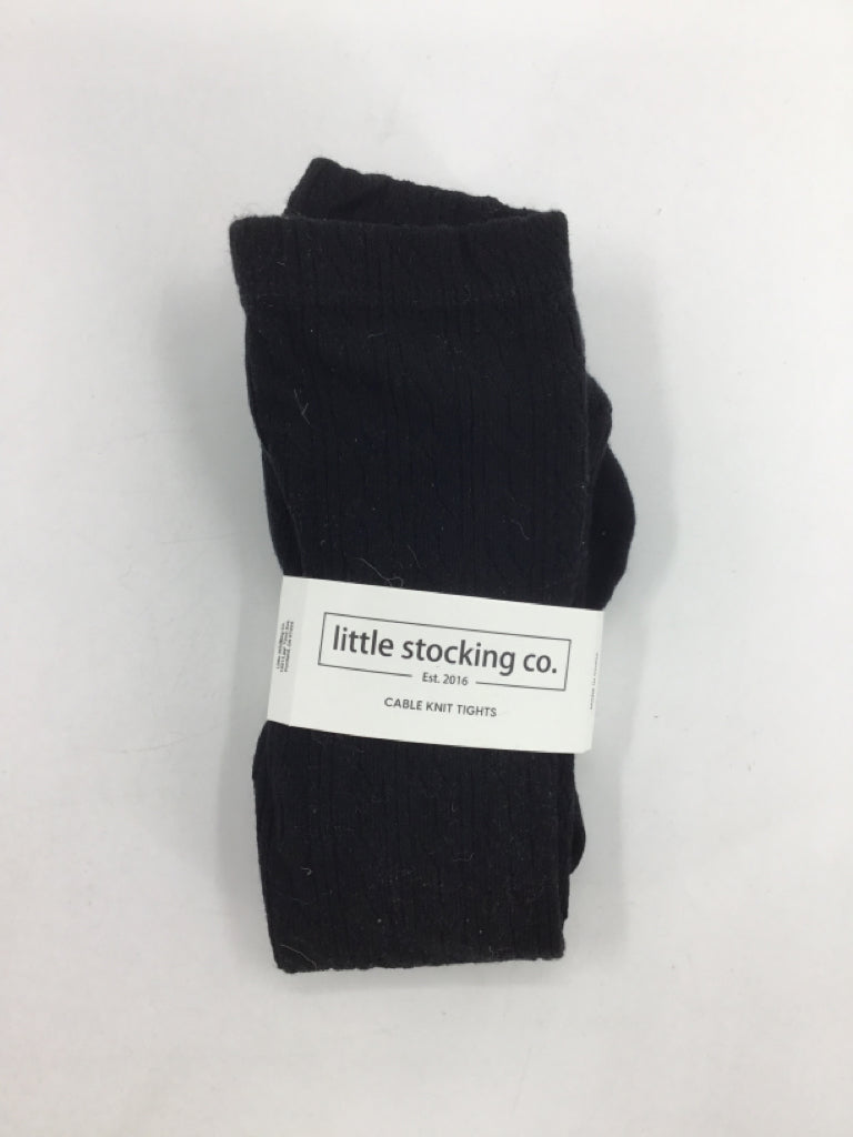 The Little Stocking Co. Child Size 1-2Y Black Tights - girls