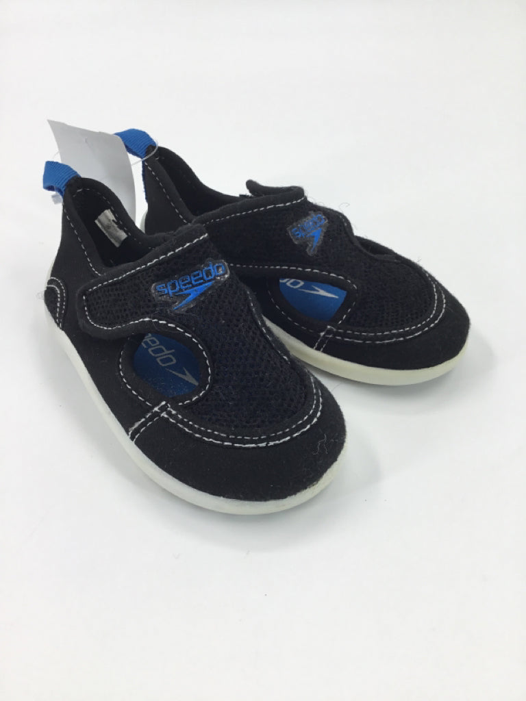 Speedo Child Size 7 Toddler Black Water Shoes