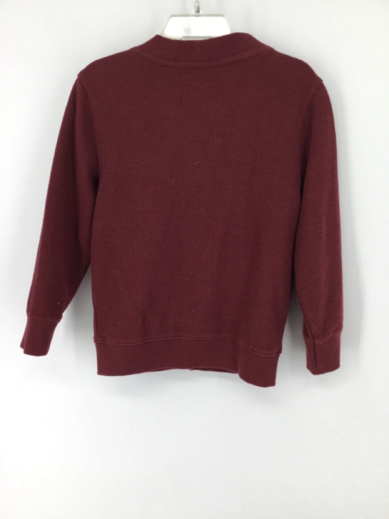 Old Navy Child Size 4 Burgundy Solid Shirt - boys
