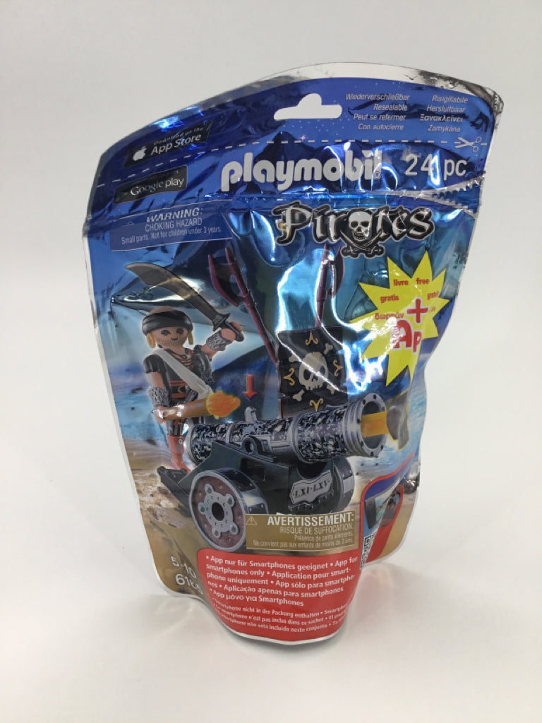 Playmobil Pirates Interactive Cannon w/ Raider (Set 6165)