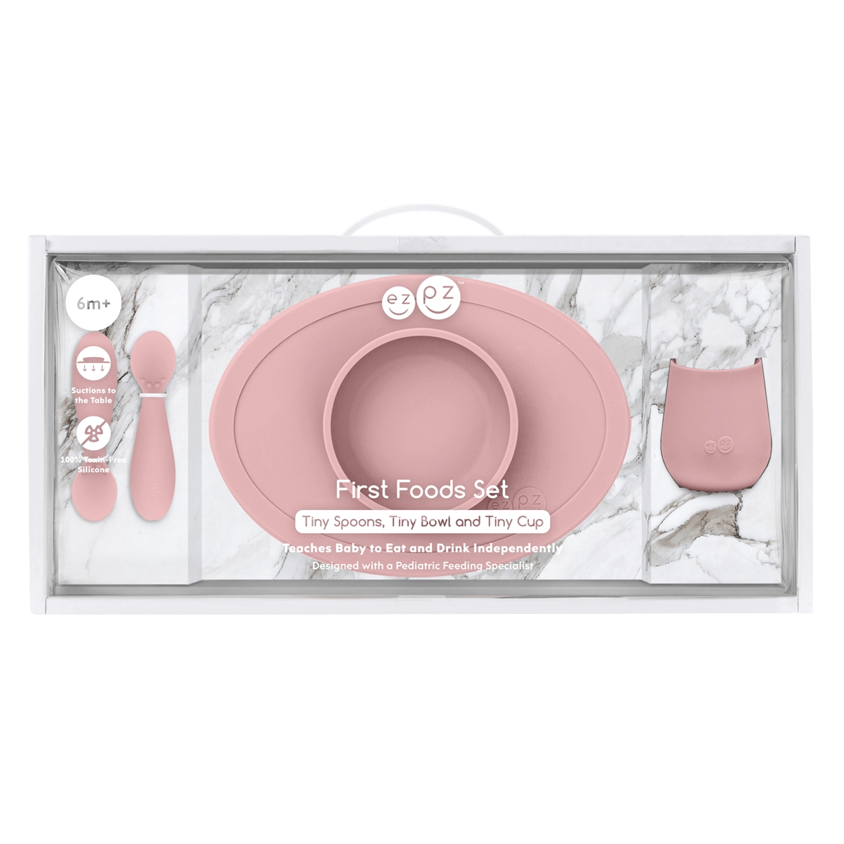 ezpz - First Foods Set (Blush)