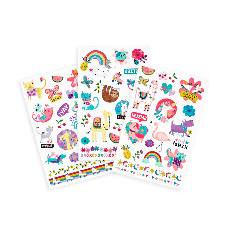 Ooly - Funtastic Friends Glitter Tattoo Palooza Temporary Tattoos