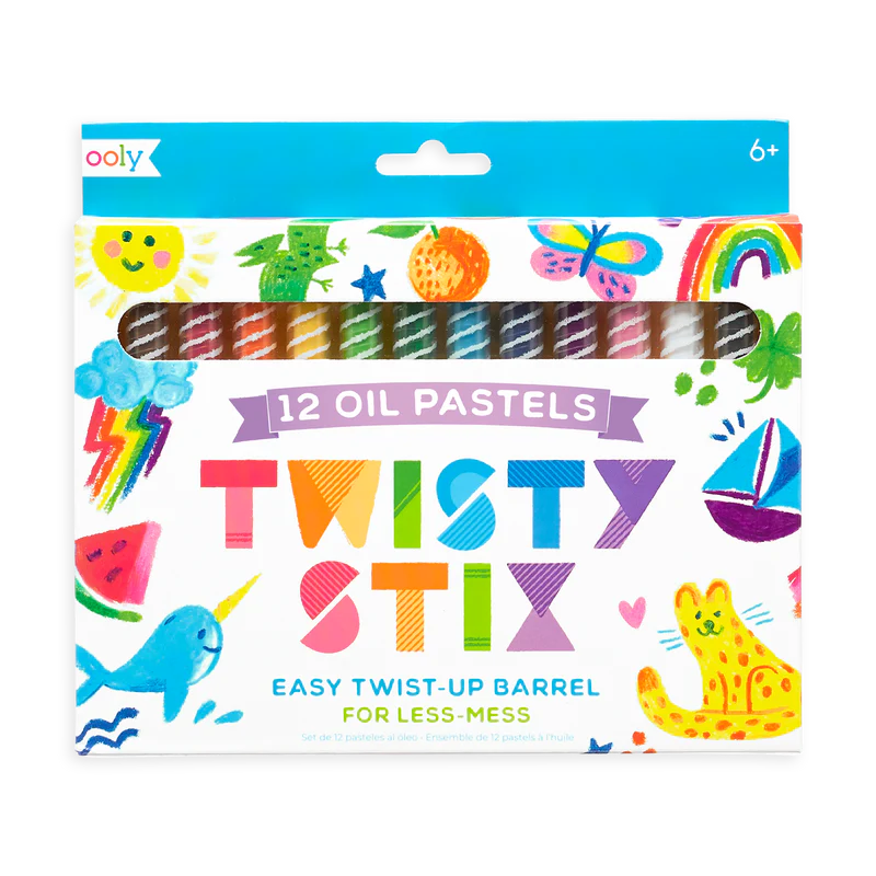 Ooly - Twisty Stix Oil Pastels (Set of 12)