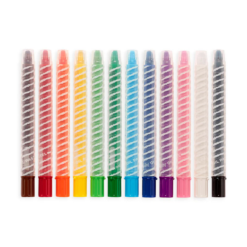 Ooly - Twisty Stix Oil Pastels (Set of 12)