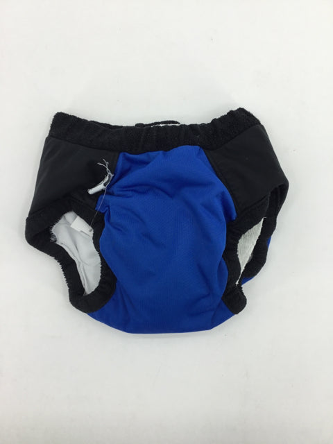 Super Undies Child Size L Blue Solid Training Cloth Diaper