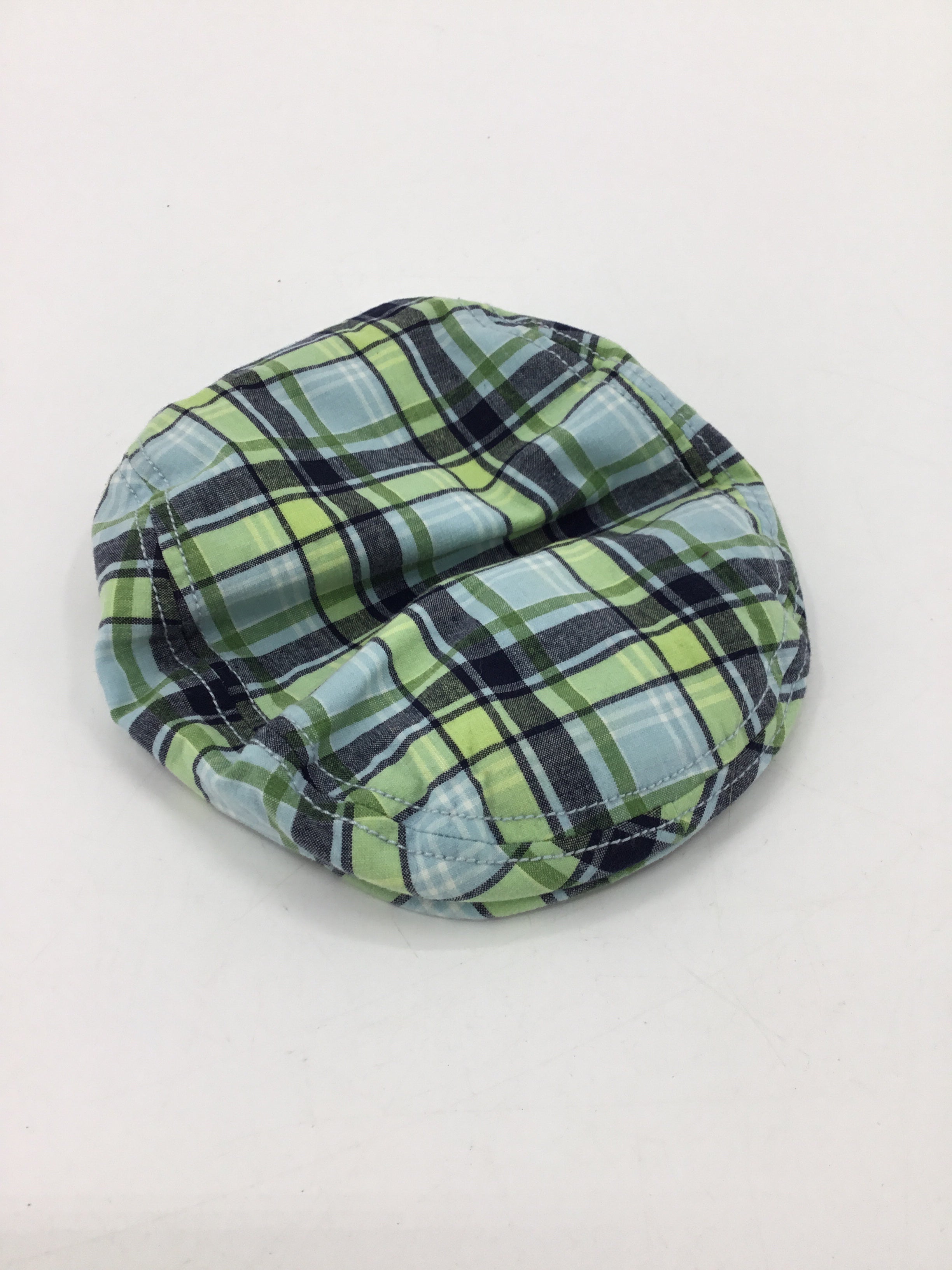 Gymboree Child Size 0-3 Months Green Plaid Hats - boys