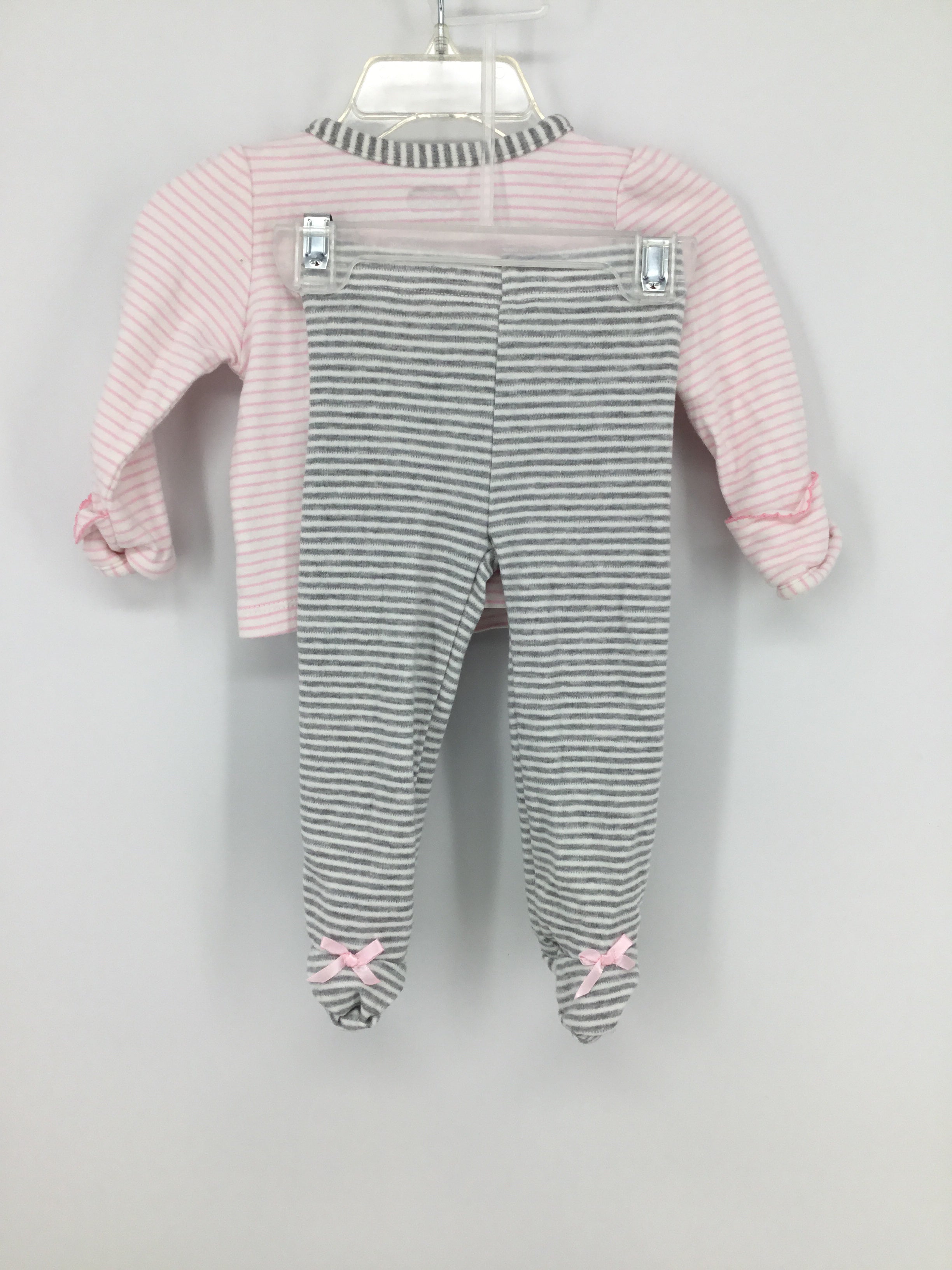 Mudpie Child Size 3-6 Months Pink Valentine's Day Outfit