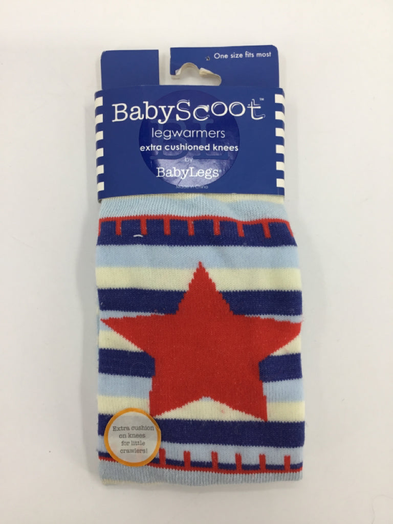 Baby Scoot Child Size One Size Blue Stars Legwarmers - boys