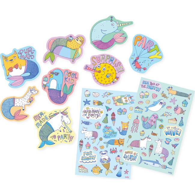 Ooly - Mer-Made to Party Scented Scratch Stickers