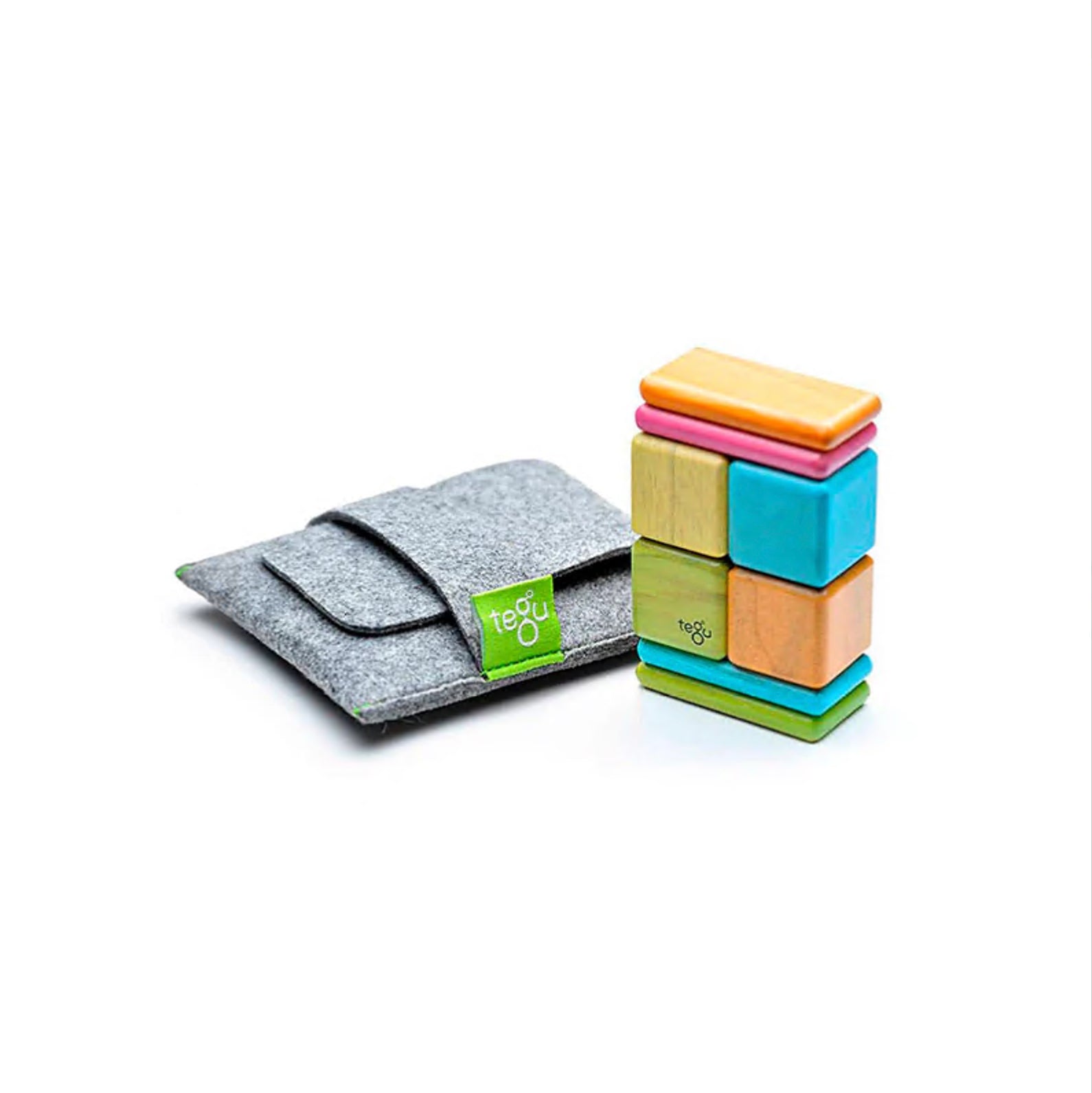 Tegu - Original Pocket Pouch Magnetic Wooden Block Set