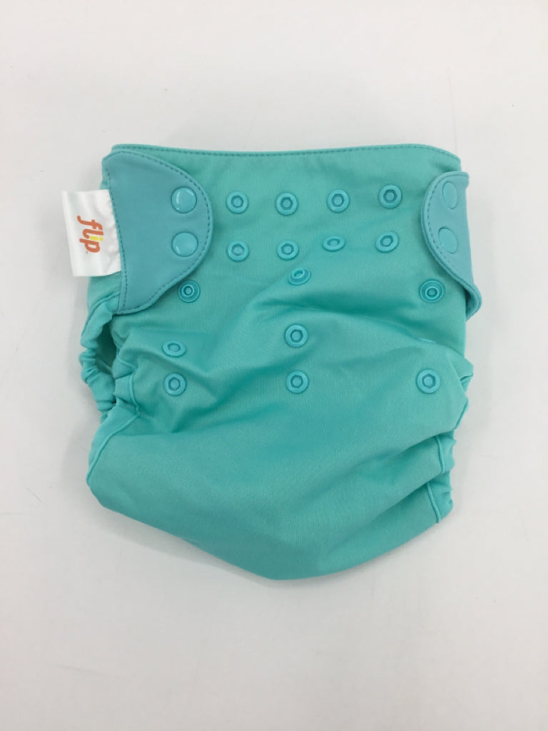 Flip Child Size One Size Blue Solid Cloth Diaper Cover