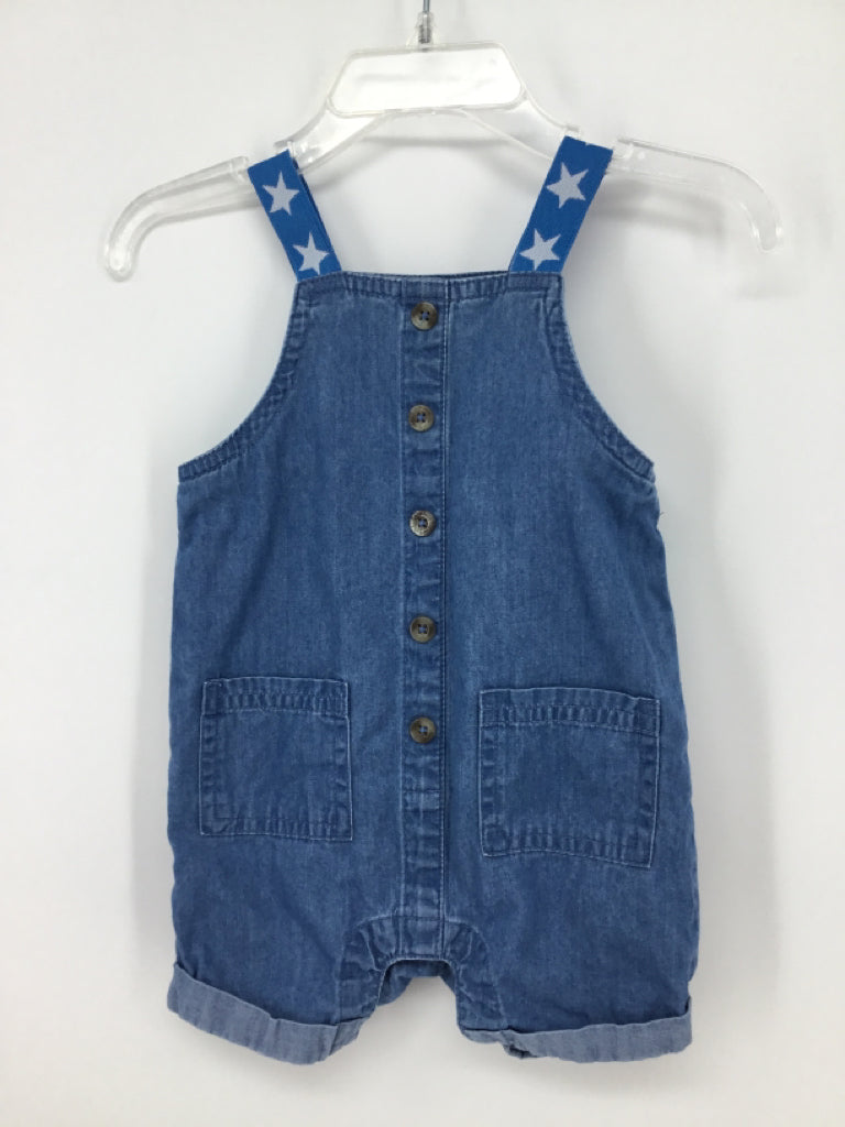 Cat & Jack Child Size 3-6 Months Blue Stars & Stripes Outfit